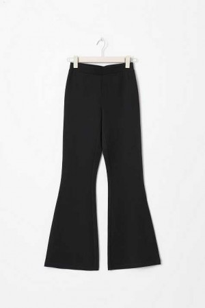 Women Gina Tricot Petite Trousers Black | 86LCWZPYG