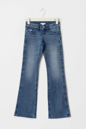 Young Gina Tricot Premium Tall Jeans Blue | 84ZXLVDAI