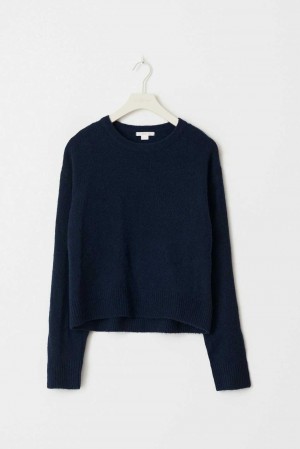 Young Gina Tricot Y Knitted Sweaters Blue | 95FJURSLE