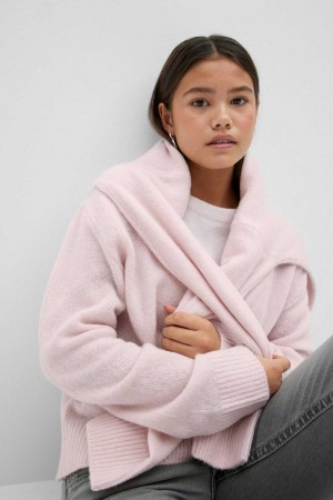 Young Gina Tricot Y Knitted Sweaters Pink | 23LHGXYIW