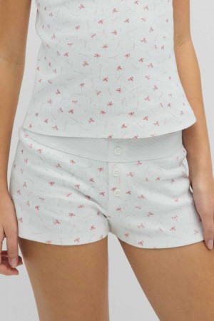 Young Gina Tricot Y Low Waist Shorts White | 14MGRPZXE