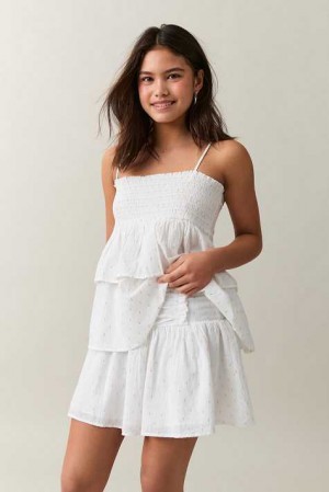 Young Gina Tricot Y Low Waist Skirts White | 52XZDKWIS