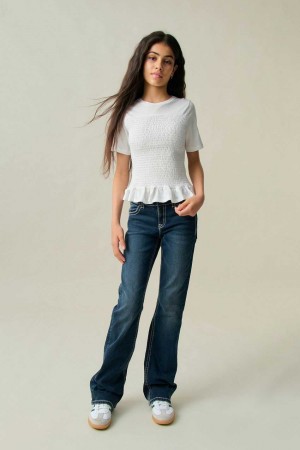 Young Gina Tricot Y Smock Top White | 46NDTGHWK